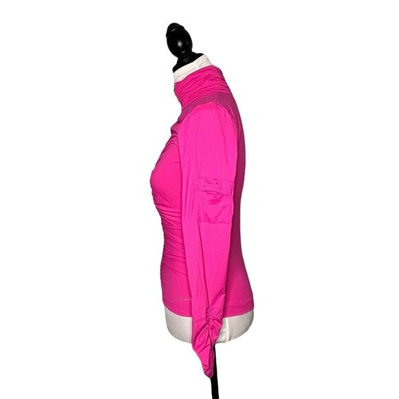 Active Angelz Full Zip Cycling Top Hot Pink Size Large - Picture 4 of 7